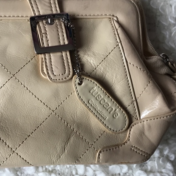 Vintage 90’s genuine leather tan shoulder bag - Picture 4 of 5